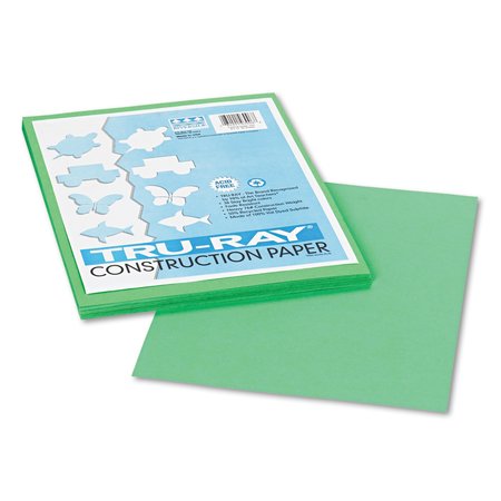 PACON Paper, Construction, 9" x 12", Green, PK50 103006
